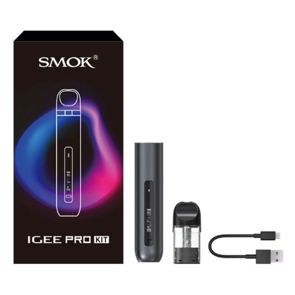 SMOK IGEE PRO 400mAh Pod System Starter Kit With OLED Display & Refillable 2ML IGEE Pod (MSRP $15.00)