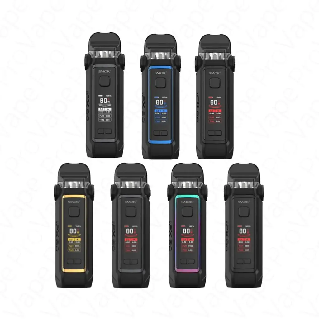 SMOK IPX 80 3000mAh Pod System Starter Kit With Refillable 5.5ML Pod (MSRP $44.00)