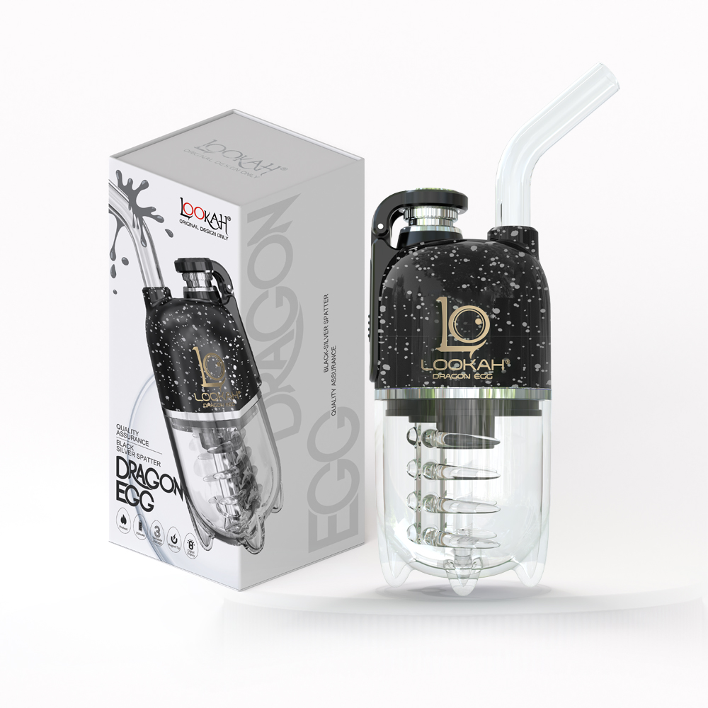 Lookah Dragon Egg Spatter Edition 950mAh Variable Voltage Dab E-Rig Vaporizer (MSRP $100.00) 