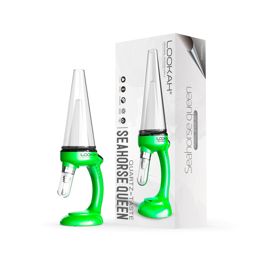 Lookah Seahorse Queen 800mAh VV Electric Nectar Collector Bubbler Dab Pen Vaporizer (MSRP $130.00) 