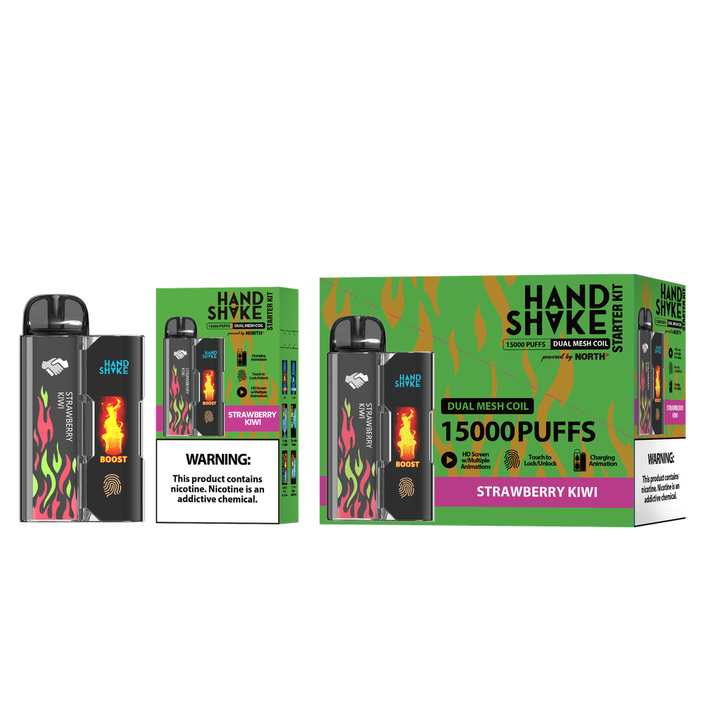 HandShake Starter Kit 15K Puffs - Display of 5