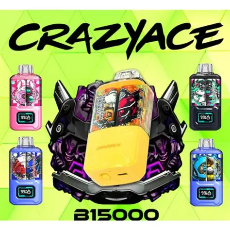CRAZYACE15000 Puffs - Display of 5