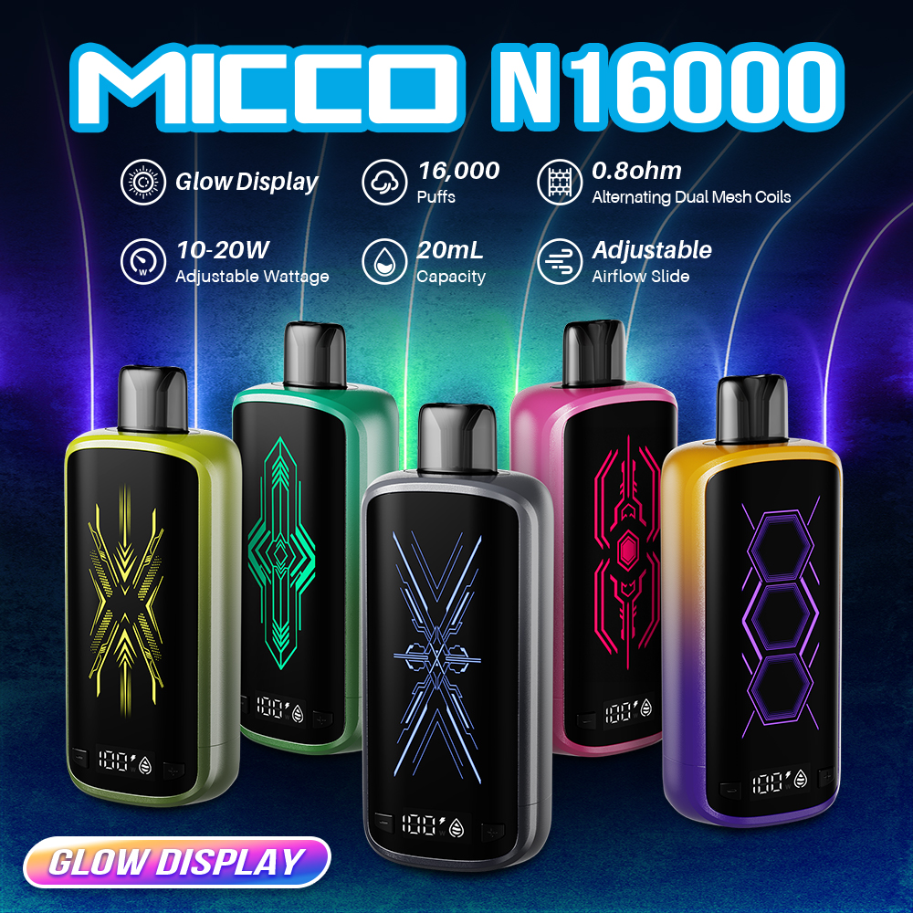 MICCO N16000 16000 Puffs - Display of 5