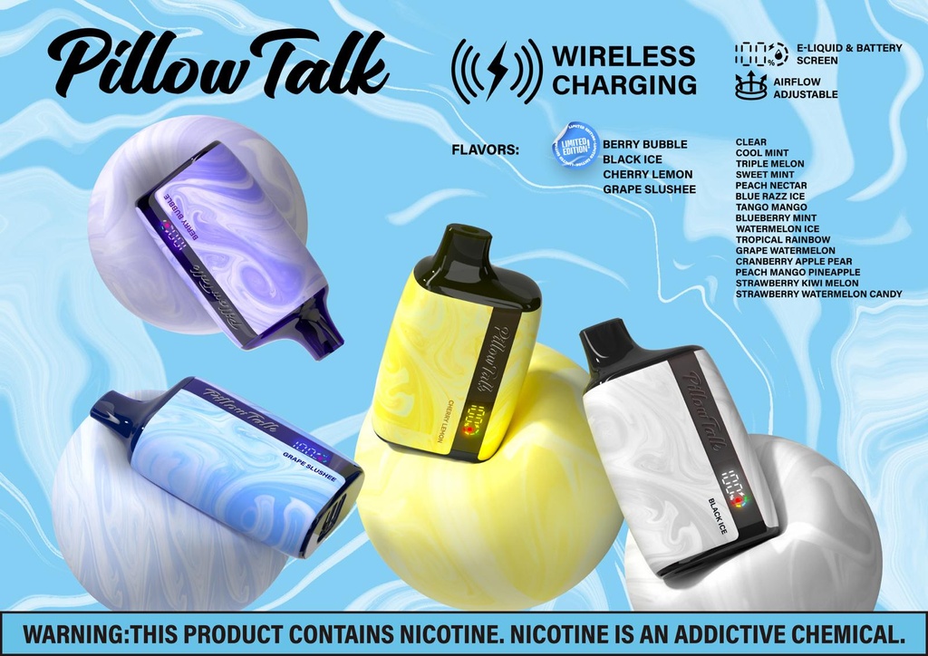 Pillow Talk LIMITED RESIN EDITION 8500 Puffs - Display of 10