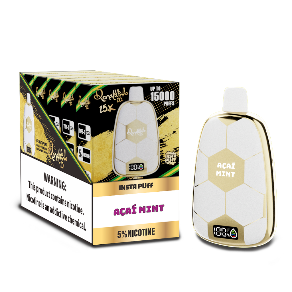 Ronaldinho 10 15K Puffs - Display of 5