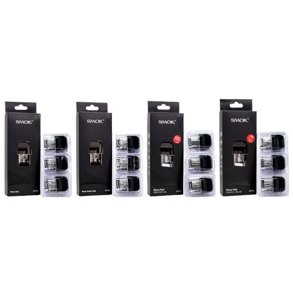 SMOK Novo Refillable 2ML Replacement Pods - Pack Of 3 (MSRP $16.50) 