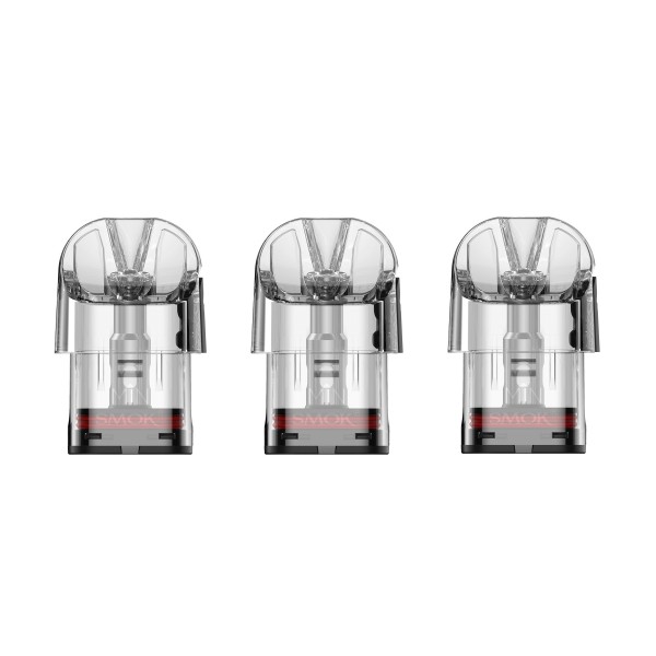 SMOK NOVO Pod-Clear Meshed 3ML Refillable Replacement Cartridge Pod - Pack of 3 (MSRP $15.00) 